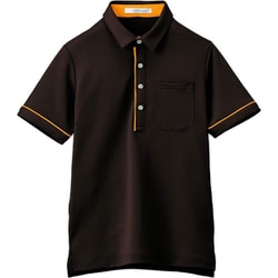 半袖ポロシャツ（男女兼用） 4L アースブラウン HSP003-3