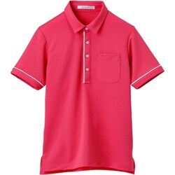 半袖ポロシャツ（男女兼用） 4L コーラルピンク HSP003-29