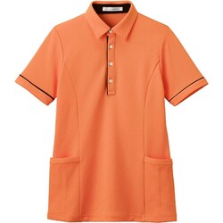 半袖ロングポロシャツ（男女兼用） 5L サニーオレンジ HSP004-14