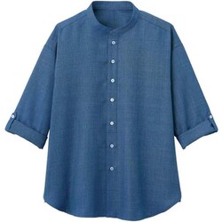 シャツ（男女兼用） S ブルー HSY010-6