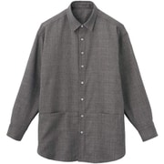 ロングシャツ（男女兼用） LL ブルー HWY011-5