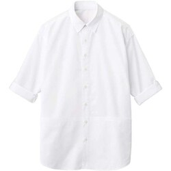 ロングシャツ（男女兼用） LL ホワイト HSY014-11