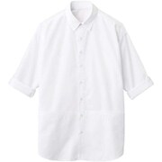 ロングシャツ（男女兼用） LL ホワイト HSY014-11