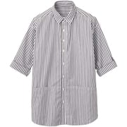 ロングシャツ（男女兼用） LL ブラック HSY014-510