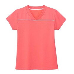 VネックTシャツ（男女兼用） M オレンジ HM1589-14