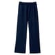 ニットストレートパンツ 4L ネイビー HM1835-2