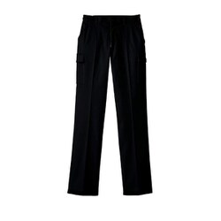 ストレッチカーゴパンツ（男女兼用） L ブラック HM1965-10