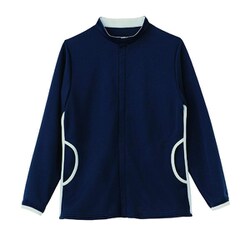 ニットハーフジャケット（男女兼用） M ネイビー HM2117-2