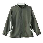 ニットハーフジャケット(男女兼用) L カーキ HM2117-3