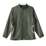 ニットハーフジャケット(男女兼用) LL カーキ HM2117-3