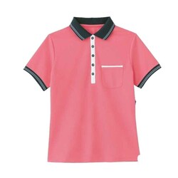 半袖ポロシャツ（男女兼用） 3L ピンク HM2179-9