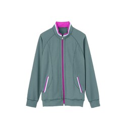 ニットジャケット（男女兼用） S グレー HM2217-5