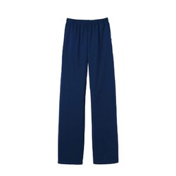 ニットストレートパンツ（男女兼用） M ネイビー HM2235-2