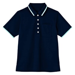 半袖ポロシャツ（男女兼用） SS ネイビー HM2439-2