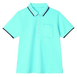 半袖ポロシャツ（男女兼用） 3L ブルー HM2439-6