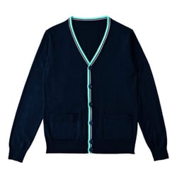 カーディガン（男女兼用） 5L ネイビー HM2472-2