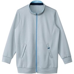 ニットジャケット（男女兼用） SS グレー HM2501-5