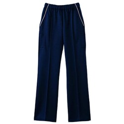 ニットストレートパンツ（男女兼用） S ネイビー HM2515-2