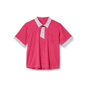 半袖ニットシャツ(男女兼用) 3L レッド HM2629-9