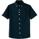 半袖ニットシャツ（男女兼用） M ネイビー HM2649-2