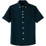 半袖ニットシャツ（男女兼用） M ネイビー HM2649-2