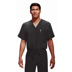 男性用無地スクラブ XXS ブラック 4777BLKW