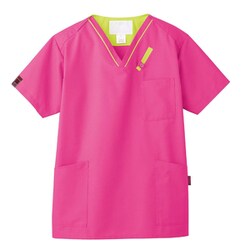 パントン スクラブ 3L チェリーピンク×ライム 7042SC-13