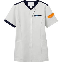 ジップスクラブ SS ダークネイビー×ミディアムブルー 7088SC-27