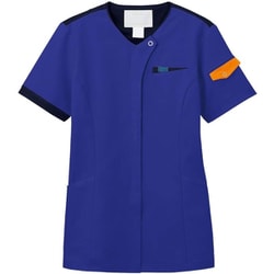 ジップスクラブ SS ミディアムブルー×ダークネイビー 7088SC-47