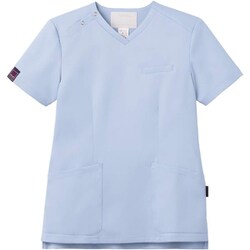 レディススクラブ S ヘザー 7099SC-2