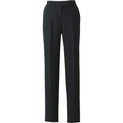 テーパードパンツ（レディス用） 7号 ブラック ESL702-10