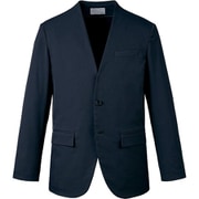 ノーカラージャケット（メンズ用） LL ネイビー NAD019-2