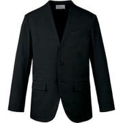 ノーカラージャケット（メンズ用） L ブラック NAD019-10