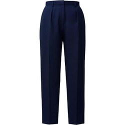 テーパードパンツ（レディス用） 9号 ブラックネイビー NAL028-2