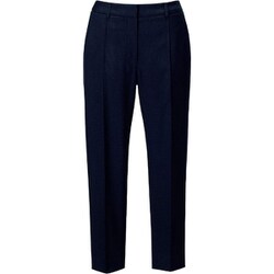 テーパードパンツ（レディス用） 15号 ブラックチェック EAL854-610