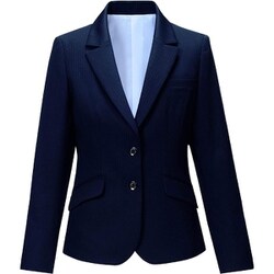 ジャケット（レディス用） 7号 ネイビー EAJ865-52