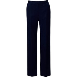 ストレートパンツ（レディス用） 19号 ネイビー EAL869-52