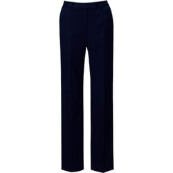 ストレートパンツ（レディス用） 21号 ネイビー EAL869-52