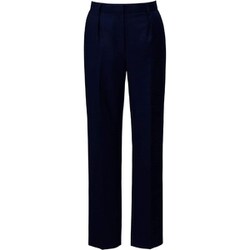 ストレートパンツ（レディス用） 5号 ブラックネイビー NAL034-2