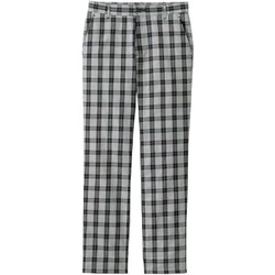 チェックパンツ（レディス用） M ネイビーチェック CAL132-2