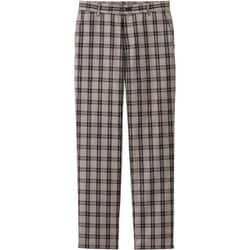 チェックパンツ（レディス用） LL ブラウンチェック CAL132-3