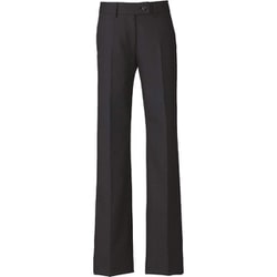 フレアストレートパンツ（レディス用） 11号 ブラック EAL585-10