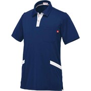 ルコック 男女兼用ニットシャツ S ネイビー UZL3032-5