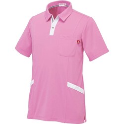 ルコック 男女兼用ニットシャツ L ピンク UZL3032-9