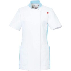 ルコック レディスジャケット L ホワイト×アクア UQW1035N-40