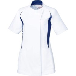 ルコック レディスジャケット S ホワイト×ネイビー UQW1052