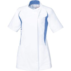 ルコック レディスジャケット S ホワイト×ブルー UQW1052