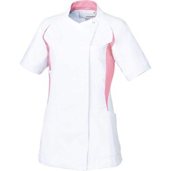 ルコック レディスジャケット L ホワイト×ピンク UQW1052