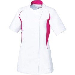 ルコック レディスジャケット L ホワイト×ローズ UQW1052