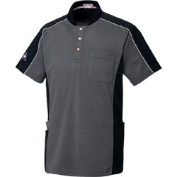 ルコック ショールカラーシャツ L ブラック UZL3051